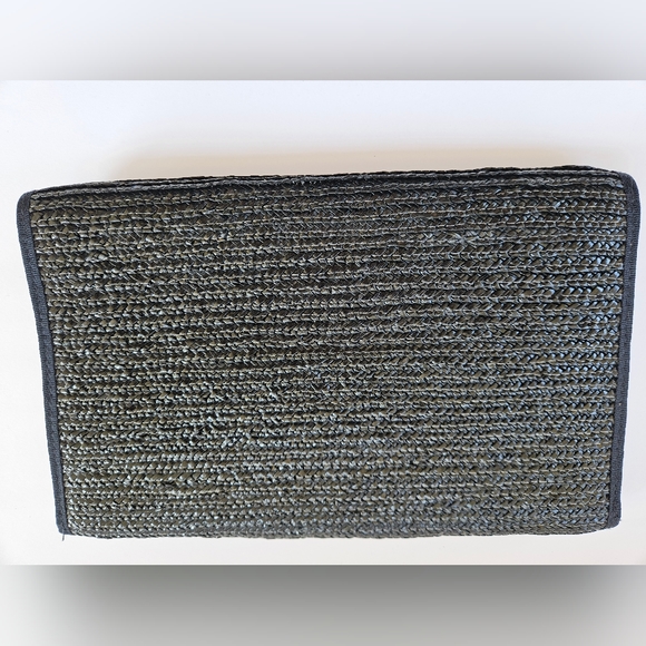 Almondo Originals Black Woven Clutch - Picture 3 of 8
